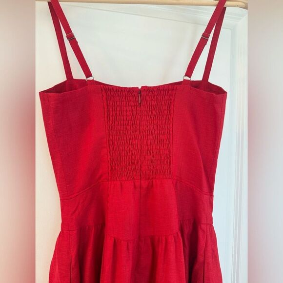 NWOT Reformation Katarin Linen Dress - Picture 11 of 16